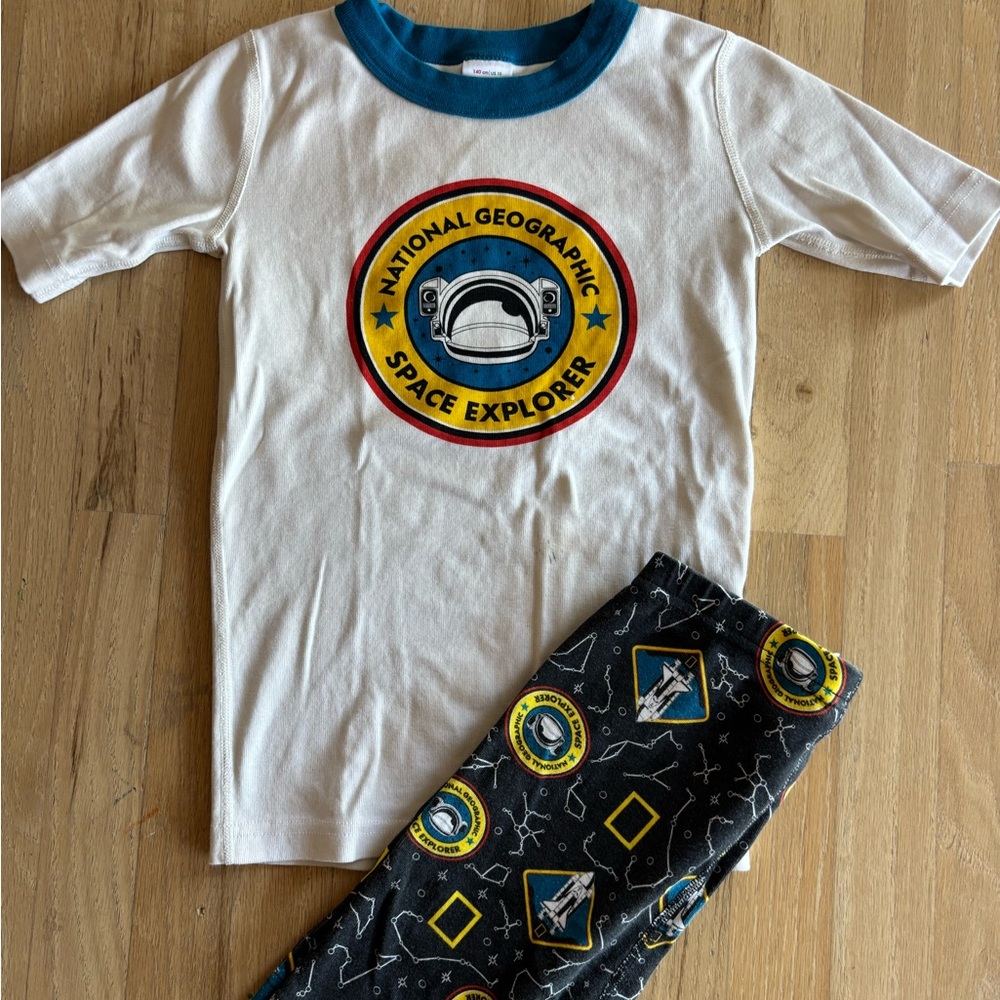 Hanna Andersson Space Explorer Pajama Short Set